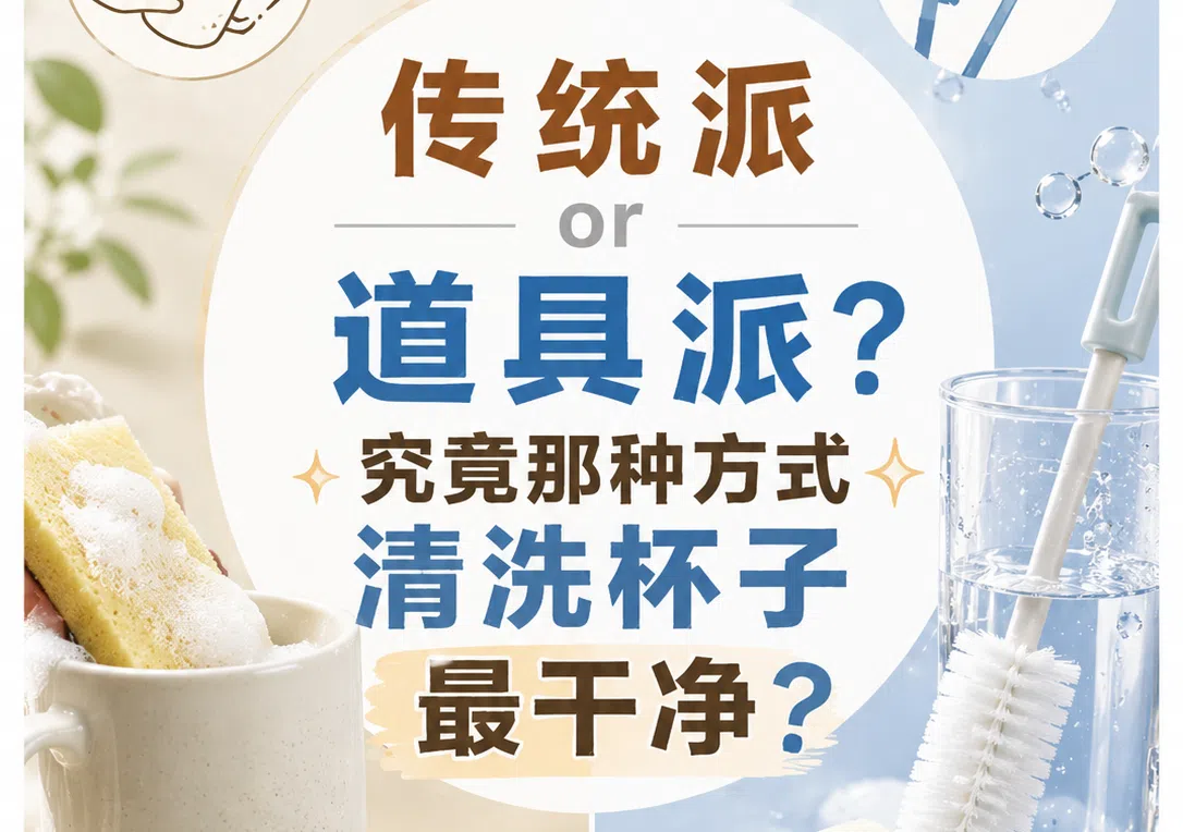 传统派or道具派?究竟那种方式清洗飞机杯最干净?|新况味测评